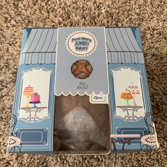 Puni Maru Jumbo Squishy-chocolate crossbun- *rare* - Picture 1 of 4